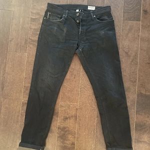 31x32 Slim Fit Selvedge Jeans in Black